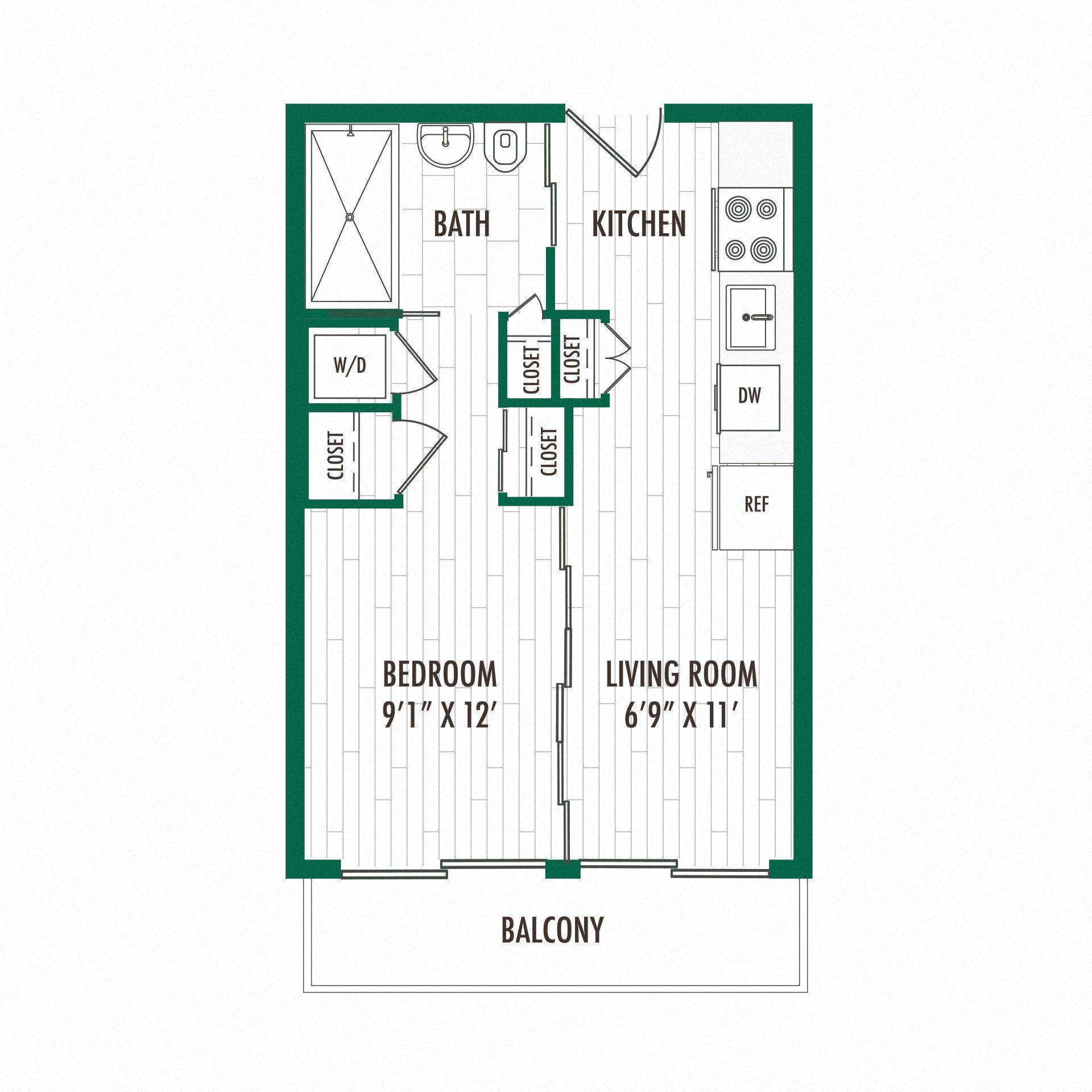 APARTMENT VOL.0〜12 セット Floor Plans | 3Zero3 | Seattle, WA